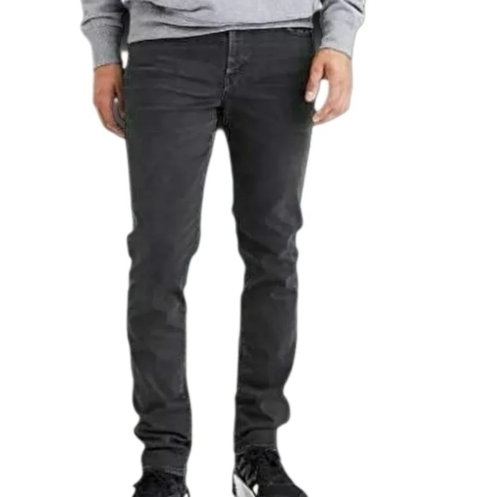 American Eagle Men's Slim Straight‎ Leg Black Wash Denim Jeans 32x30